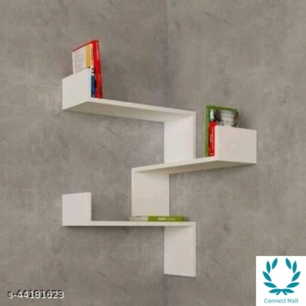 wall shelves - LXHXB: 21 X13.5 X 15.5 cm, White, Wooden, Multipack 1